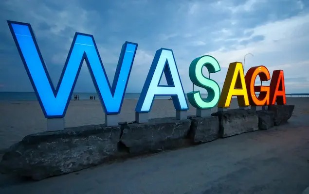 Wasaga Beach sign